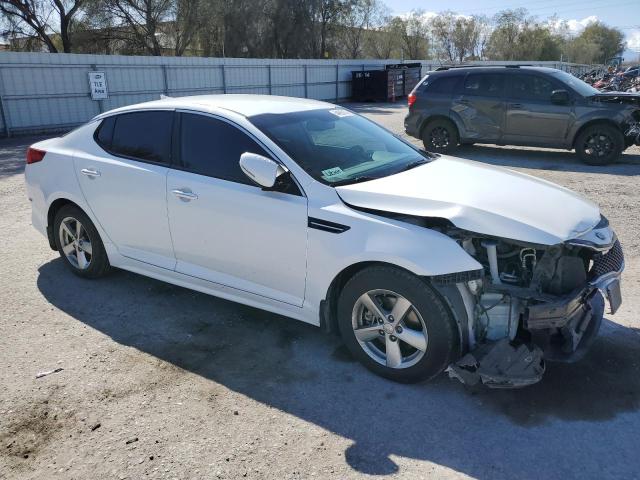 5XXGM4A76FG494149 - 2015 KIA OPTIMA LX WHITE photo 4