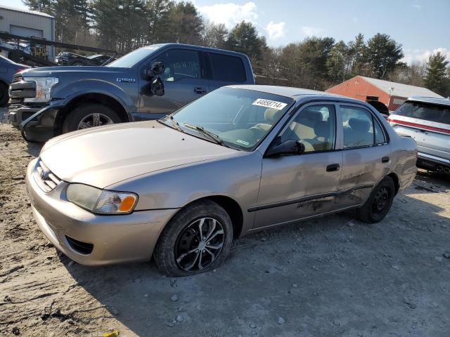 2T1BR12E61C476497 - 2001 TOYOTA COROLLA CE BROWN photo 1