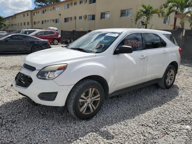 2GNALBEK5G1166442 - 2016 CHEVROLET EQUINOX LS WHITE photo 1