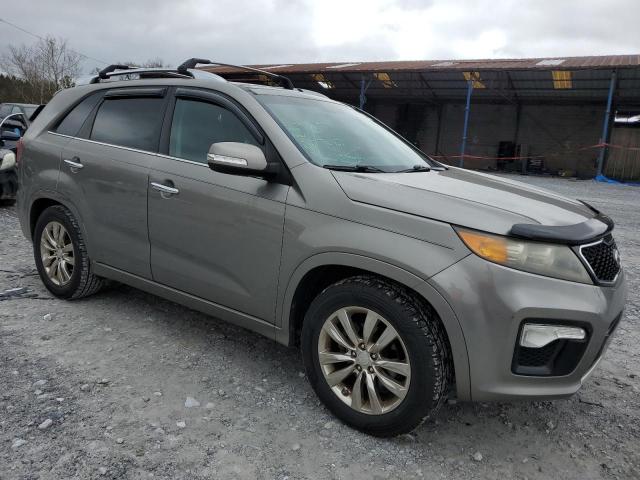 5XYKW4A28CG218314 - 2012 KIA SORENTO SX GRAY photo 4