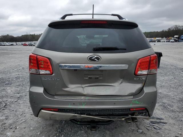 5XYKW4A28CG218314 - 2012 KIA SORENTO SX GRAY photo 6