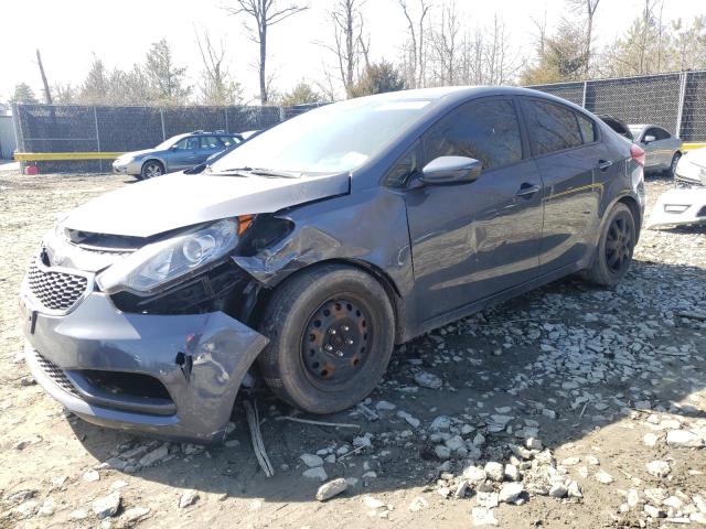 KNAFK4A62G5611513 - 2016 KIA FORTE LX GRAY photo 1