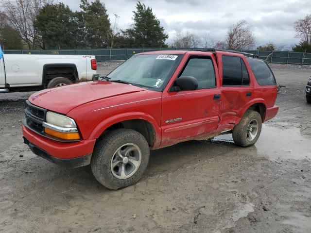 1GNCS13X74K154678 - 2004 CHEVROLET BLAZER RED photo 1