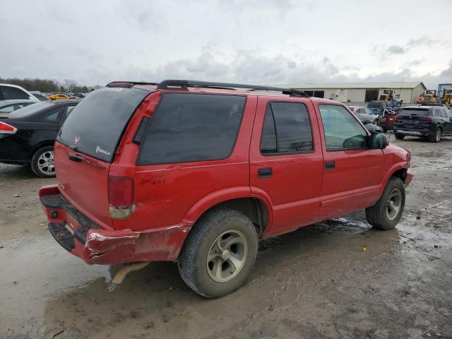 1GNCS13X74K154678 - 2004 CHEVROLET BLAZER RED photo 3