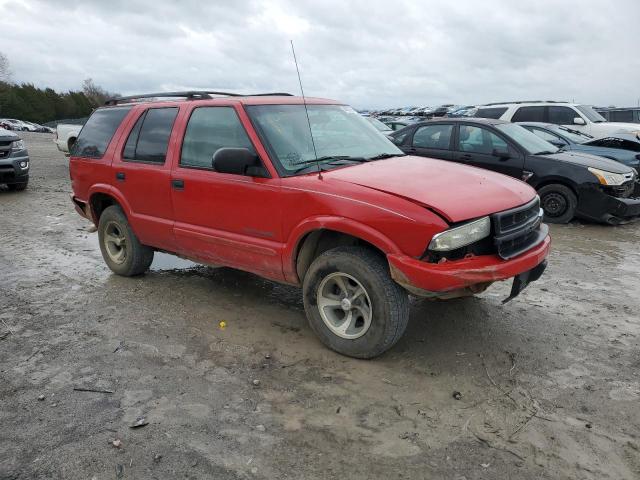 1GNCS13X74K154678 - 2004 CHEVROLET BLAZER RED photo 4