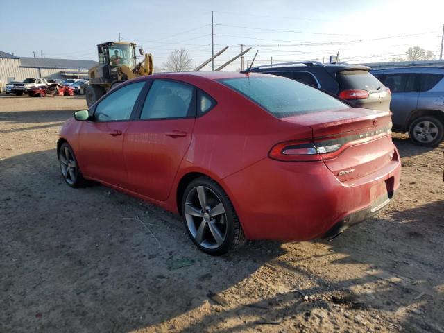 1C3CDFBH0DD328125 - 2013 DODGE DART SXT RED photo 2