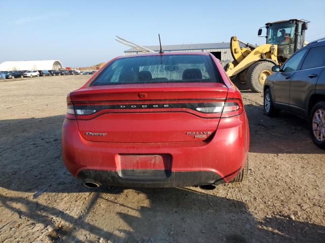 1C3CDFBH0DD328125 - 2013 DODGE DART SXT RED photo 6