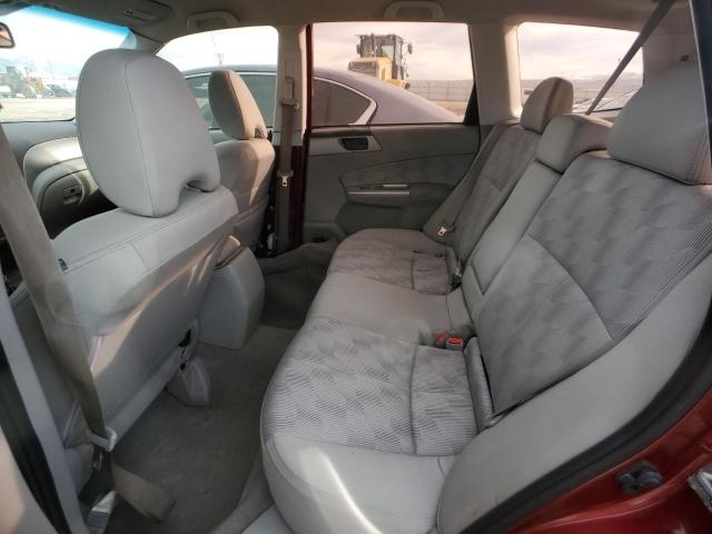 JF2SH6BC8AH768356 - 2010 SUBARU FORESTER XS Tünd qırmızı foto 10