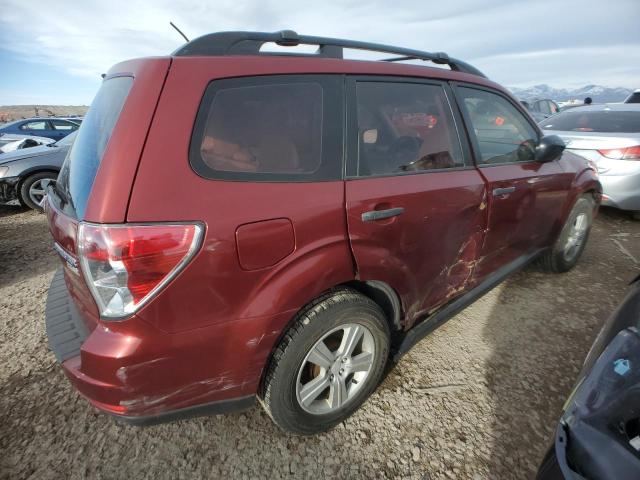 JF2SH6BC8AH768356 - 2010 SUBARU FORESTER XS Tünd qırmızı foto 3