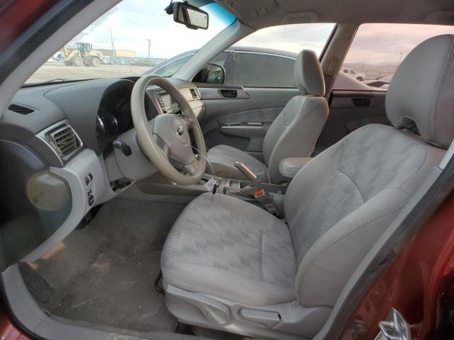 JF2SH6BC8AH768356 - 2010 SUBARU FORESTER XS Tünd qırmızı foto 7