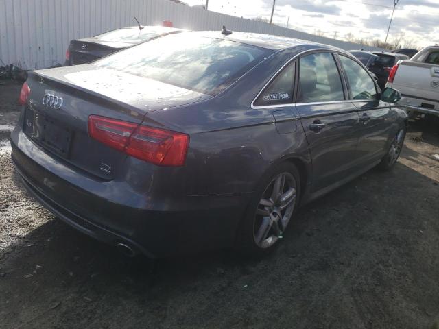 WAUHMAFC4EN146570 - 2014 AUDI A6 PRESTIGE GRAY photo 3
