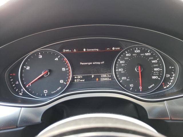 WAUHMAFC4EN146570 - 2014 AUDI A6 PRESTIGE GRAY photo 9