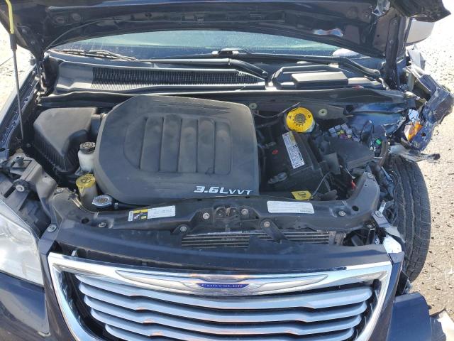 2C4RC1CGXGR283973 - 2016 CHRYSLER TOWN & COU TOURING L BLUE photo 12