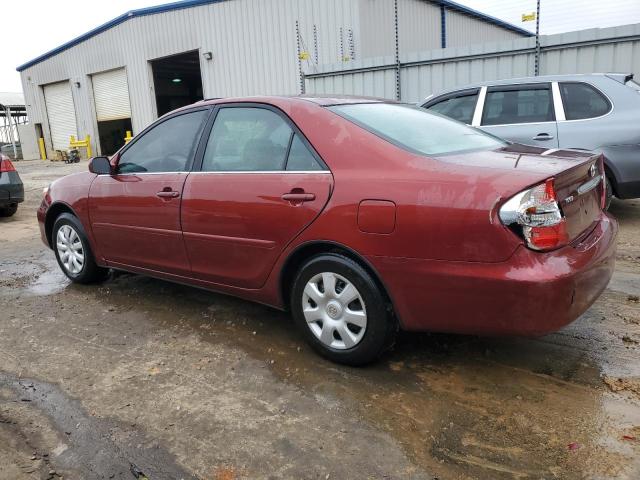 4T1BE32K94U268582 - 2004 TOYOTA CAMRY LE RED photo 2