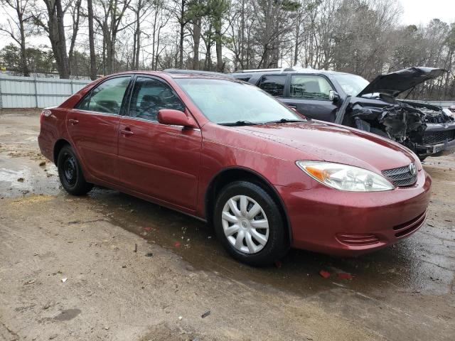 4T1BE32K94U268582 - 2004 TOYOTA CAMRY LE RED photo 4