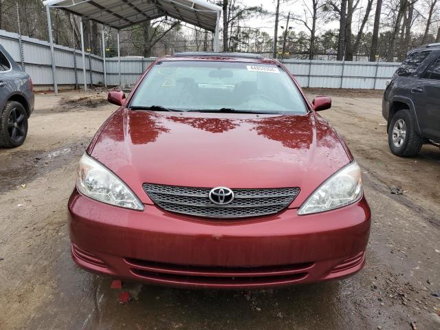 4T1BE32K94U268582 - 2004 TOYOTA CAMRY LE RED photo 5