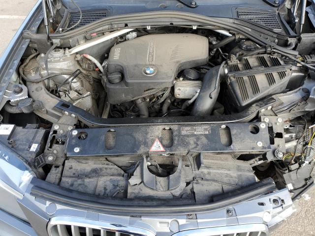 5UXWX9C51D0D03913 - 2013 BMW X3 XDRIVE28I GRAY photo 11