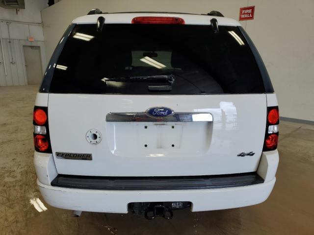 1FMEU7DE0AUA51206 - 2010 FORD EXPLORER XLT WHITE photo 6