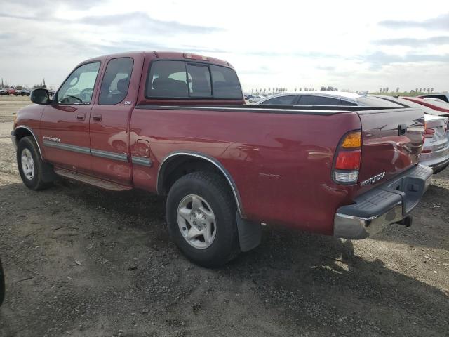 5TBRT3417YS029001 - 2000 TOYOTA TUNDRA ACCESS CAB MAROON photo 2