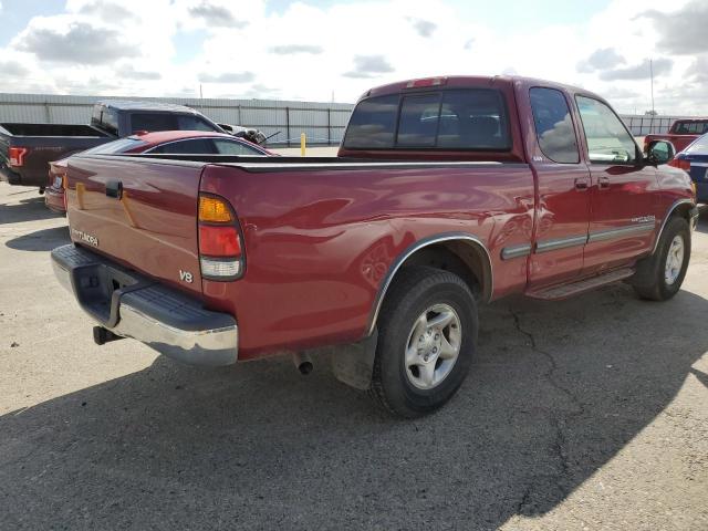 5TBRT3417YS029001 - 2000 TOYOTA TUNDRA ACCESS CAB MAROON photo 3