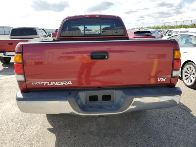 5TBRT3417YS029001 - 2000 TOYOTA TUNDRA ACCESS CAB MAROON photo 6