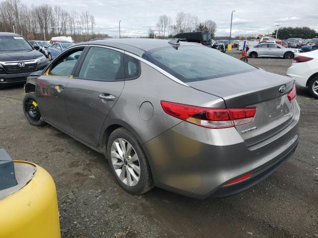 5XXGT4L3XGG074456 - 2016 KIA OPTIMA LX GRAY photo 2