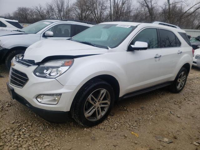 2GNALDEK0G6322983 - 2016 CHEVROLET EQUINOX LTZ WHITE photo 1