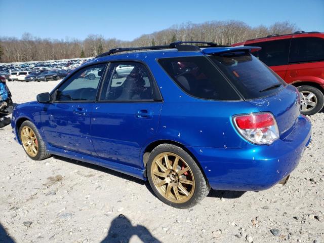 JF1GG74687G807164 - 2007 SUBARU IMPREZA WRX BLUE photo 2