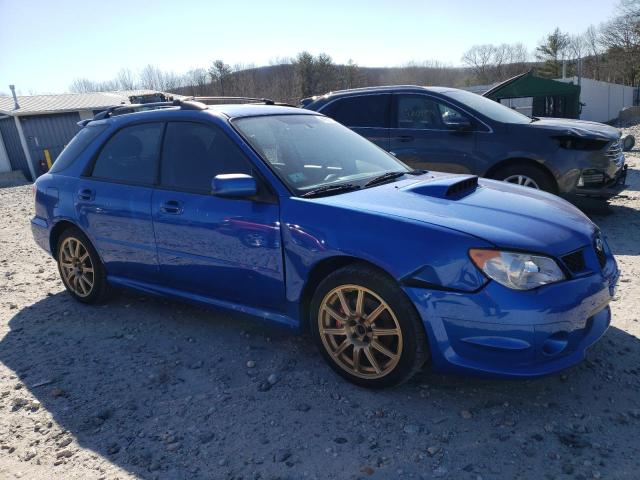 JF1GG74687G807164 - 2007 SUBARU IMPREZA WRX BLUE photo 4