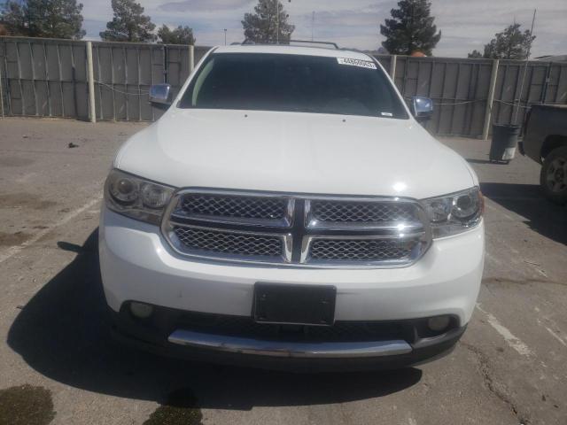 1C4RDJEGXDC668741 - 2013 DODGE DURANGO CITADEL WHITE photo 5