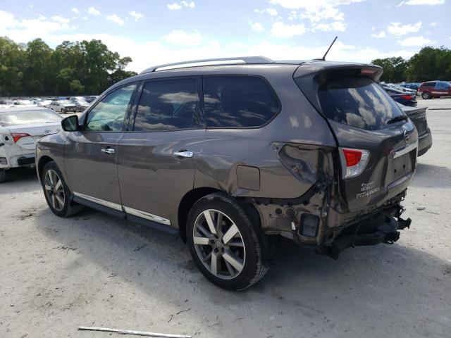 5N1AR2MM7EC688387 - 2014 NISSAN PATHFINDER S GRAY photo 2