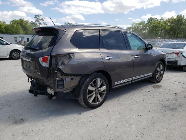 5N1AR2MM7EC688387 - 2014 NISSAN PATHFINDER S GRAY photo 3