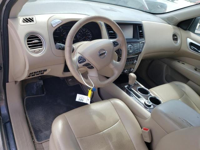 5N1AR2MM7EC688387 - 2014 NISSAN PATHFINDER S GRAY photo 8