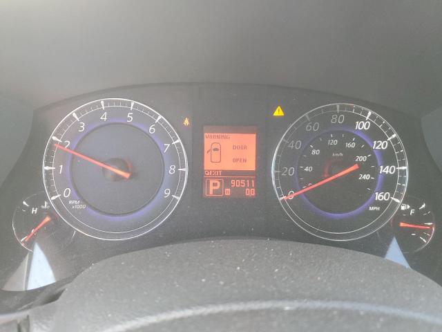 JNKAJ09F48M351893 - 2008 INFINITI EX35 BASE Արծաթագույն լուսանկար 9