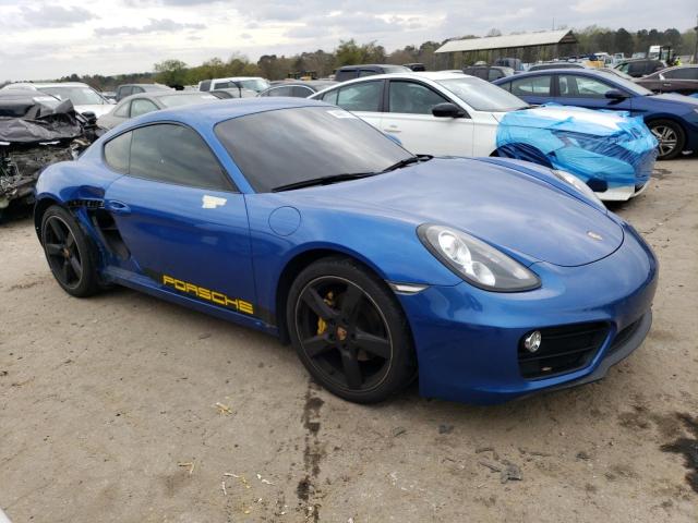 WP0AA2A88FK162506 - 2015 PORSCHE CAYMAN BLUE photo 4