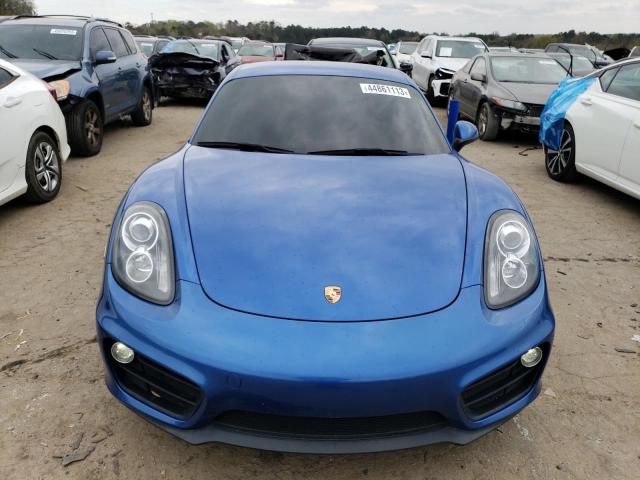 WP0AA2A88FK162506 - 2015 PORSCHE CAYMAN BLUE photo 5