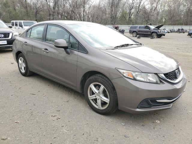 2HGFB2F58EH517814 - 2014 HONDA CIVIC LX GRAY photo 4