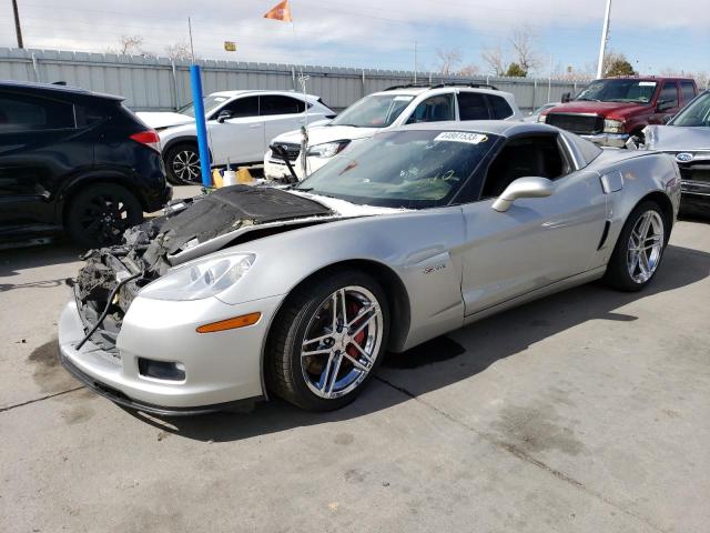 1G1YY26E385112485 - 2008 CHEVROLET CORVETTE Z06 SILVER photo 1