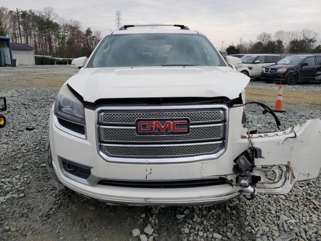 1GKKRTKD3DJ202562 - 2013 GMC ACADIA DENALI WHITE photo 5