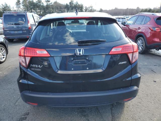 3CZRU6H3XJM729998 - 2018 HONDA HR-V LX BLACK photo 6