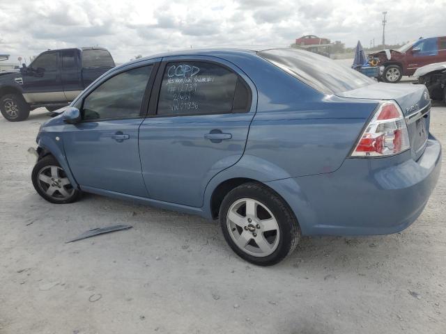 KL1TG56607B071836 - 2007 CHEVROLET AVEO LT BLUE photo 2