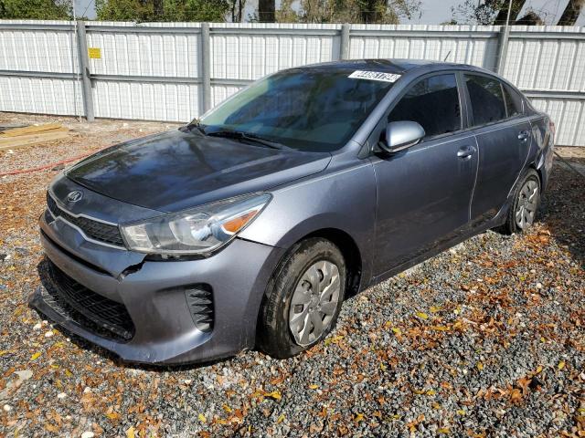 3KPA24ABXKE242181 - 2019 KIA RIO S GRAY photo 1