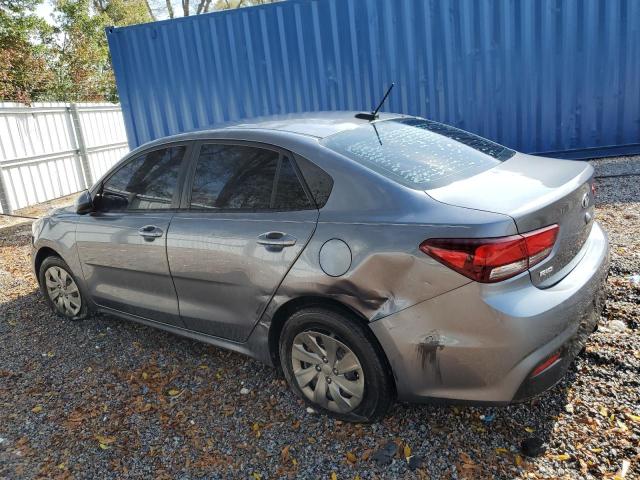 3KPA24ABXKE242181 - 2019 KIA RIO S GRAY photo 2