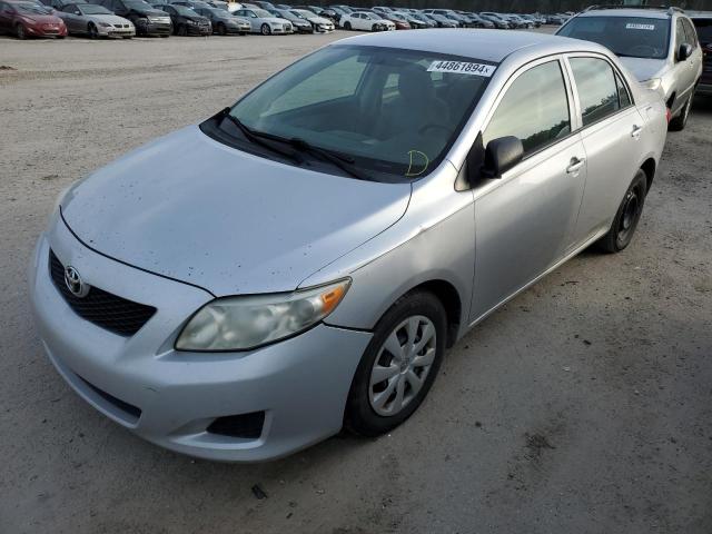 1NXBU4EE8AZ293287 - 2010 TOYOTA COROLLA BASE SILVER photo 1