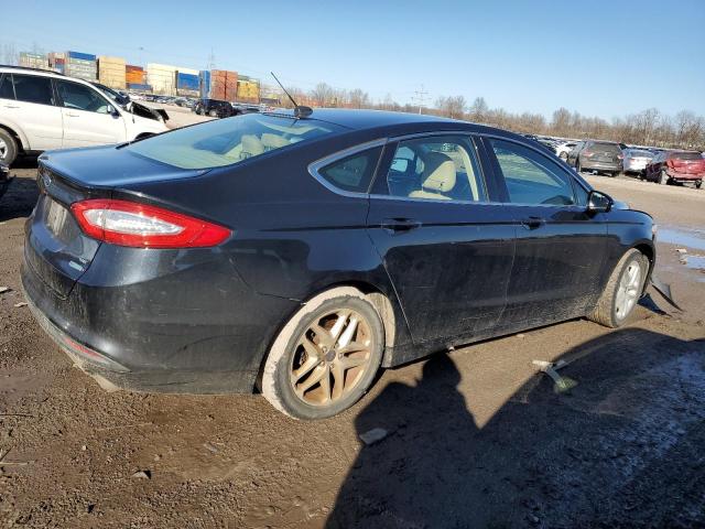 3FA6P0HR6DR164647 - 2013 FORD FUSION SE BLACK photo 3