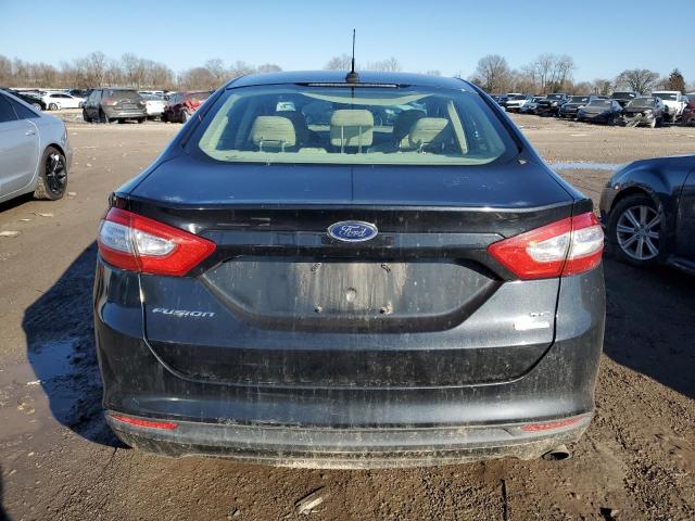 3FA6P0HR6DR164647 - 2013 FORD FUSION SE BLACK photo 6