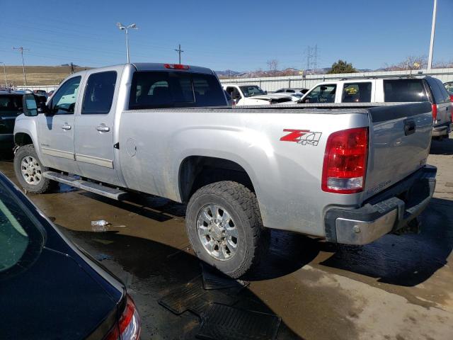 1GT424E84CF189402 - 2012 GMC SIERRA K3500 SLT SILVER photo 2