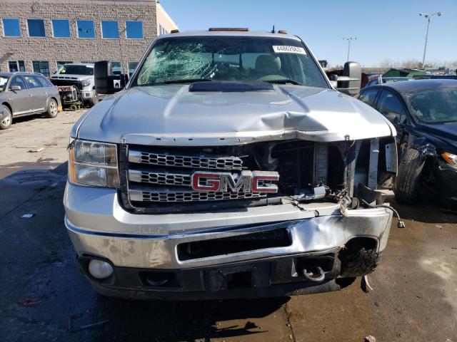 1GT424E84CF189402 - 2012 GMC SIERRA K3500 SLT SILVER photo 5