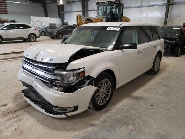 2FMGK5C82GBA18897 - 2016 FORD FLEX SEL WHITE photo 1