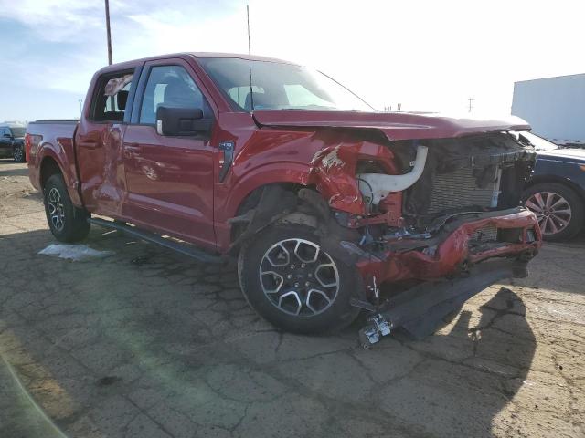 1FTEW1EP9NKE58650 - 2022 FORD F150 SUPERCREW RED photo 4